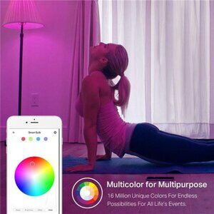 Kasa Smart Light Bulbs, Full Color Changing Dimmable Smart WiFi Bulbs